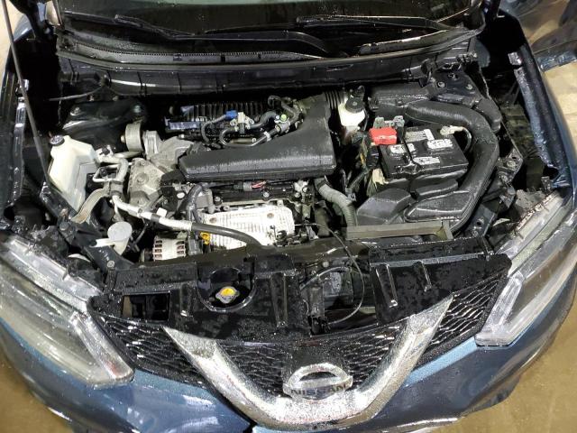 5N1AT2MV5GC886169 - 2016 NISSAN ROGUE S BLUE photo 11