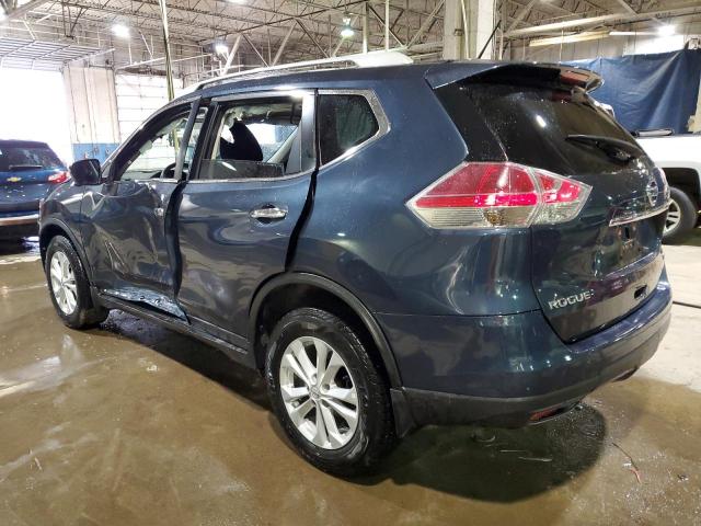 5N1AT2MV5GC886169 - 2016 NISSAN ROGUE S BLUE photo 2