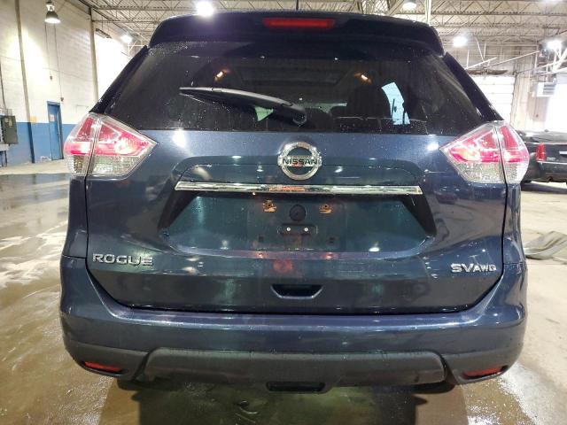 5N1AT2MV5GC886169 - 2016 NISSAN ROGUE S BLUE photo 6