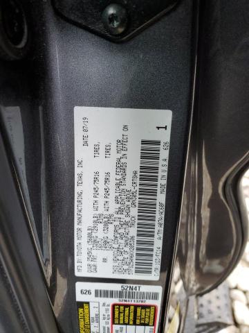 5TFSZ5AN6KX205306 - 2019 TOYOTA TACOMA ACCESS CAB GRAY photo 12