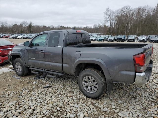 5TFSZ5AN6KX205306 - 2019 TOYOTA TACOMA ACCESS CAB GRAY photo 2