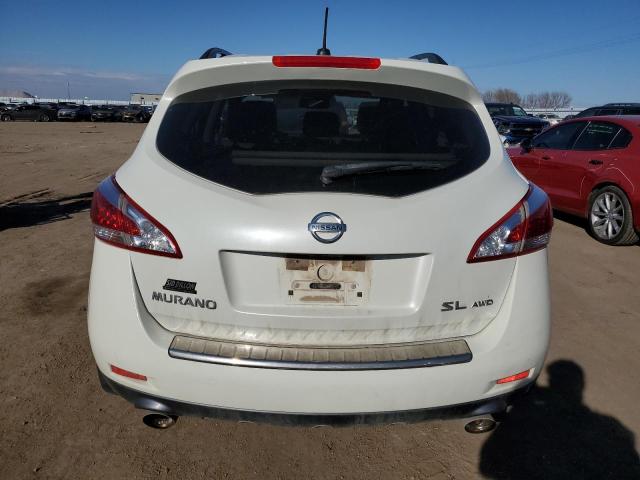 JN8AZ1MW4BW170039 - 2011 NISSAN MURANO S WHITE photo 6