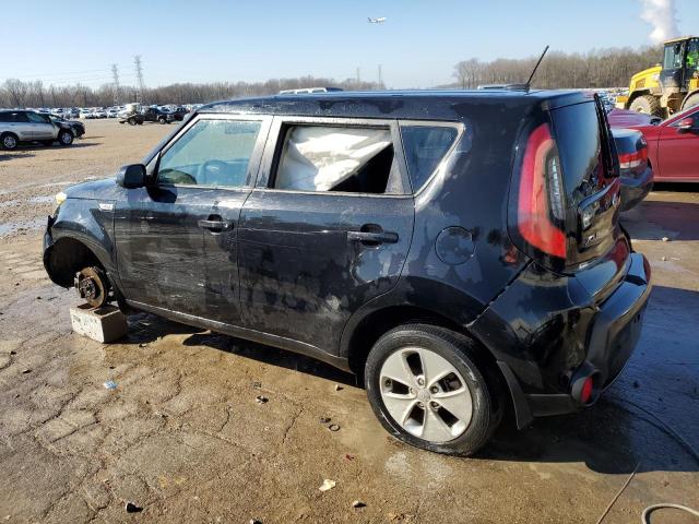 KNDJN2A26F7117891 - 2015 KIA SOUL BLACK photo 2