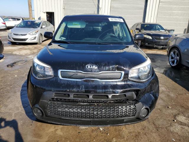 KNDJN2A26F7117891 - 2015 KIA SOUL BLACK photo 5