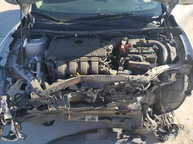 3N1AB7AP4HY373680 - 2017 NISSAN SENTRA S SILVER photo 11