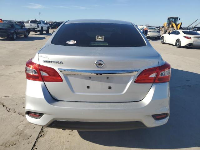 3N1AB7AP4HY373680 - 2017 NISSAN SENTRA S SILVER photo 6