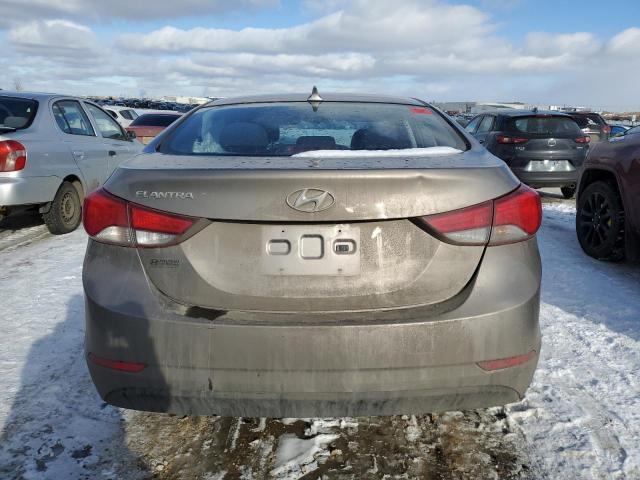 5NPDH4AE2FH590886 - 2015 HYUNDAI ELANTRA SE GRAY photo 6