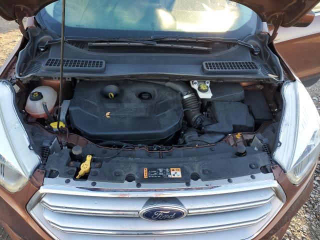 1FMCU9G99HUC62061 - 2017 FORD ESCAPE SE ORANGE photo 12