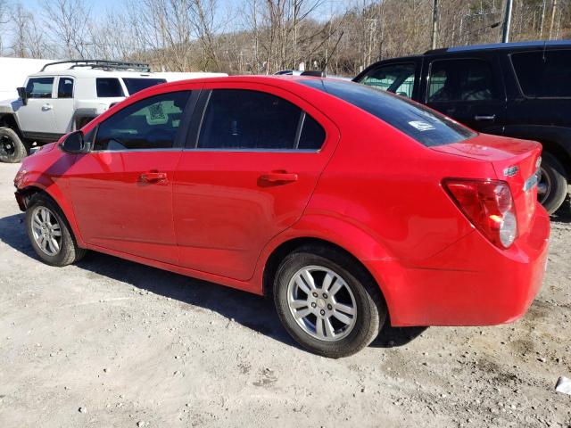 1G1JC5SH7G4185137 - 2016 CHEVROLET SONIC LT RED photo 2