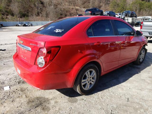 1G1JC5SH7G4185137 - 2016 CHEVROLET SONIC LT RED photo 3