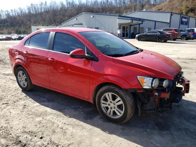 1G1JC5SH7G4185137 - 2016 CHEVROLET SONIC LT RED photo 4