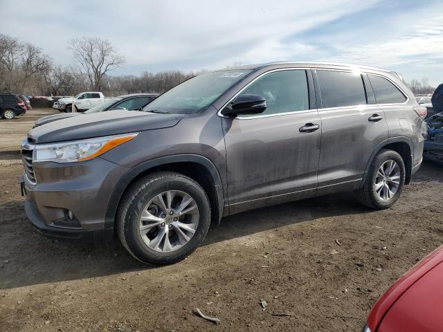 2014 TOYOTA HIGHLANDER XLE, 