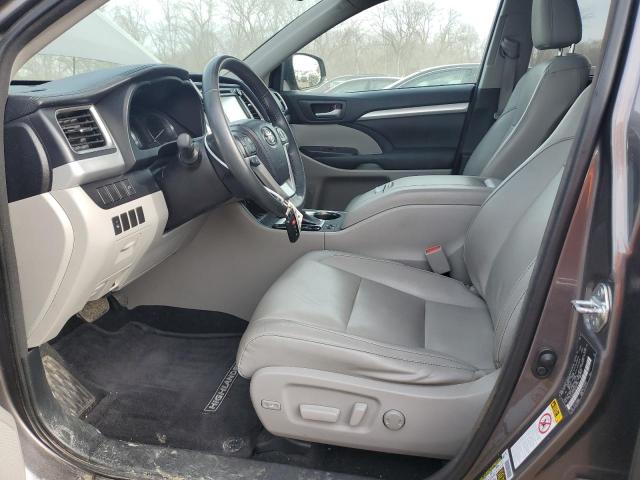 5TDJKRFH1ES057179 - 2014 TOYOTA HIGHLANDER XLE 灰色 照片 7