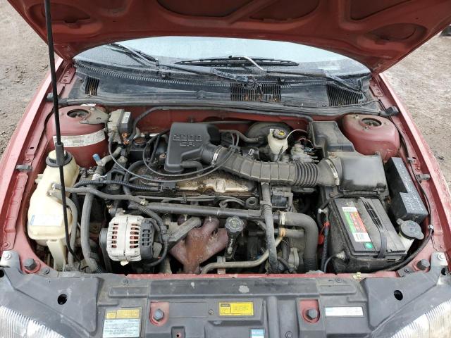 1G1JF5240W7332979 - 1998 CHEVROLET CAVALIER LS RED photo 11