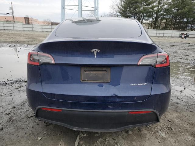 5YJYGDEE7MF066904 - 2021 TESLA MODEL Y BLUE photo 6