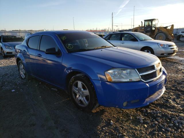 1B3LC56K48N629822 - 2008 DODGE AVENGER SXT BLUE photo 1