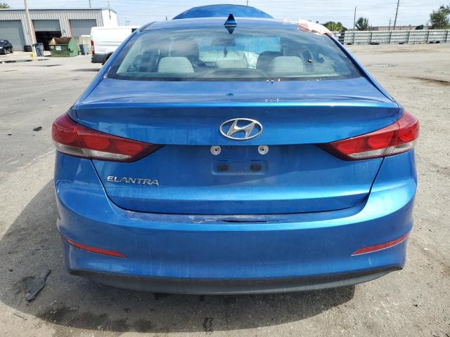 5NPD84LF8JH274388 - 2018 HYUNDAI ELANTRA SEL BLUE photo 6