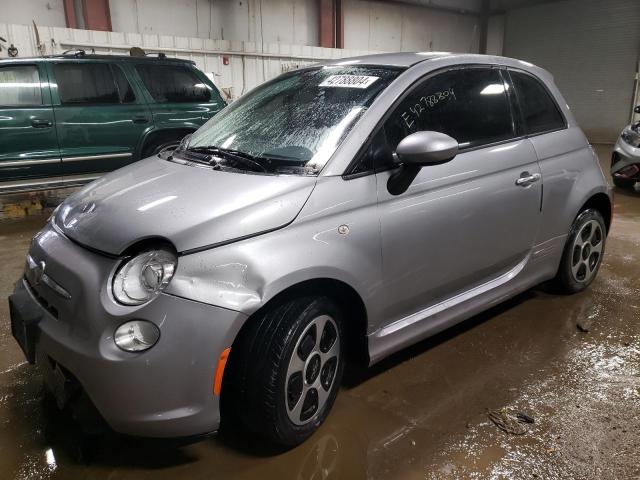 3C3CFFGE6HT555277 - 2017 FIAT 500 ELECTRIC SILVER photo 1