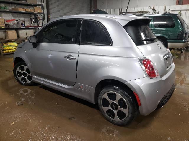 3C3CFFGE6HT555277 - 2017 FIAT 500 ELECTRIC SILVER photo 2