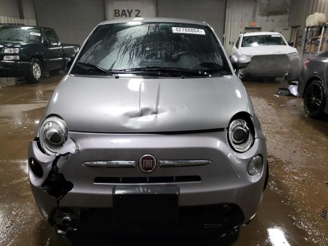 3C3CFFGE6HT555277 - 2017 FIAT 500 ELECTRIC SILVER photo 5