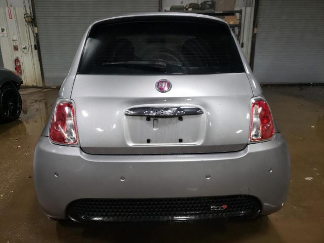 3C3CFFGE6HT555277 - 2017 FIAT 500 ELECTRIC SILVER photo 6