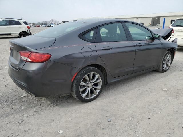 1C3CCCDG0FN606315 - 2015 CHRYSLER 200 S CHARCOAL photo 3