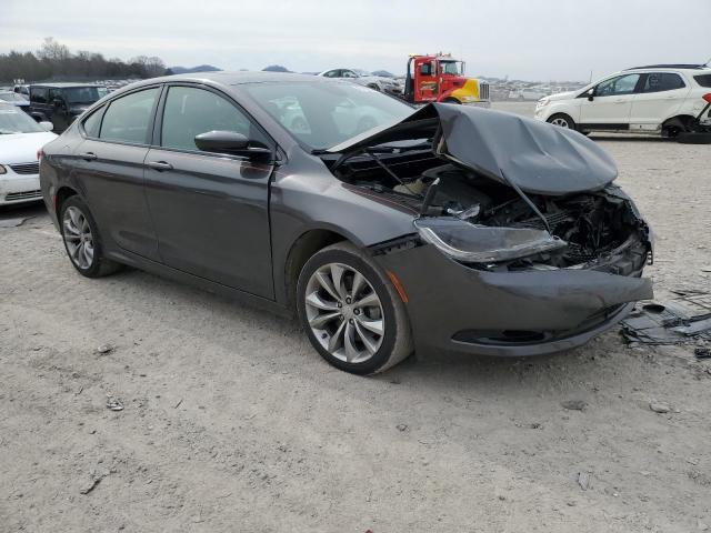 1C3CCCDG0FN606315 - 2015 CHRYSLER 200 S CHARCOAL photo 4