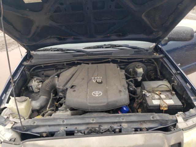 5TEJU62N37Z418292 - 2007 TOYOTA TACOMA DOUBLE CAB PRERUNNER BLUE photo 11