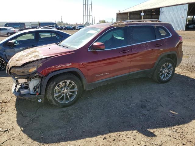 1C4PJLLX2KD474064 - 2019 JEEP CHEROKEE LATITUDE PLUS BURGUNDY photo 1