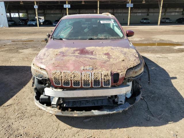 1C4PJLLX2KD474064 - 2019 JEEP CHEROKEE LATITUDE PLUS BURGUNDY photo 5