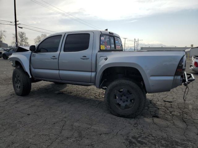 5TFJU4GN5FX066156 - 2015 TOYOTA TACOMA DOUBLE CAB PRERUNNER SILVER photo 2