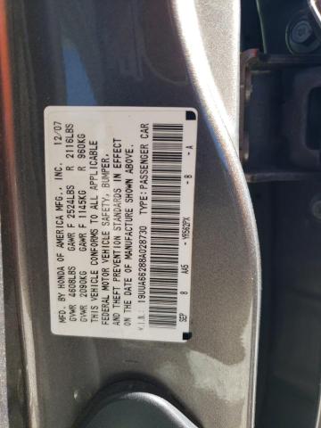 19UUA66288A028730 - 2008 ACURA TL GRAY photo 13