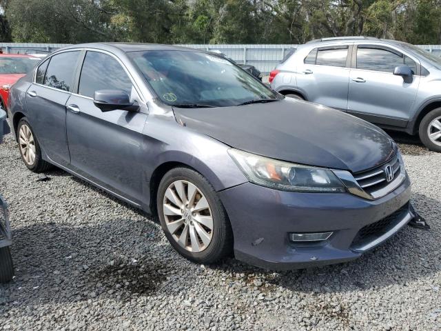 1HGCR2F8XDA070831 - 2013 HONDA ACCORD EXL GRAY photo 4