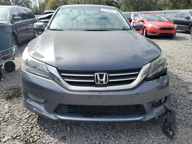 1HGCR2F8XDA070831 - 2013 HONDA ACCORD EXL GRAY photo 5