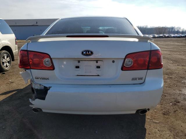 KNAGE124285178140 - 2008 KIA OPTIMA LX WHITE photo 6