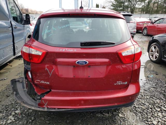 1FADP5BU7DL524749 - 2013 FORD C-MAX SEL RED photo 6