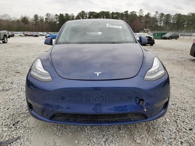 7SAYGAEEXNF429277 - 2022 TESLA MODEL Y BLUE photo 5