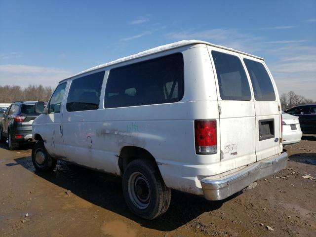 1FBNE31L58DB19995 - 2008 FORD ECONOLINE E350 SUPER DUTY WAGON WHITE photo 2