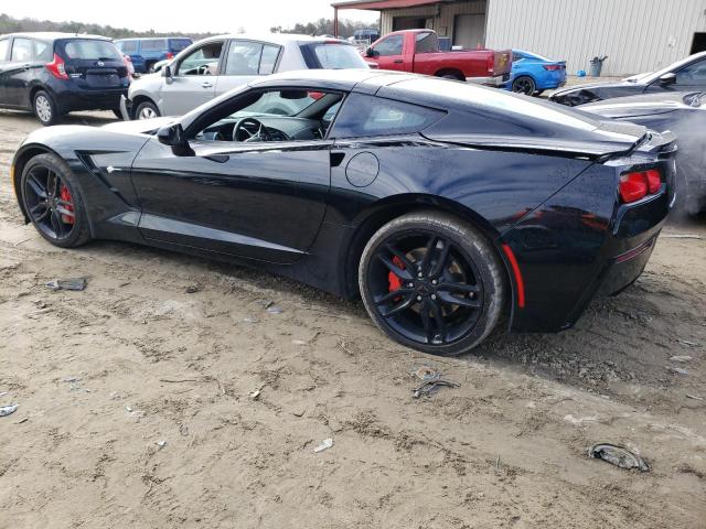 1G1YA2D77K5121657 - 2019 CHEVROLET CORVETTE STINGRAY 1LT BLACK photo 2