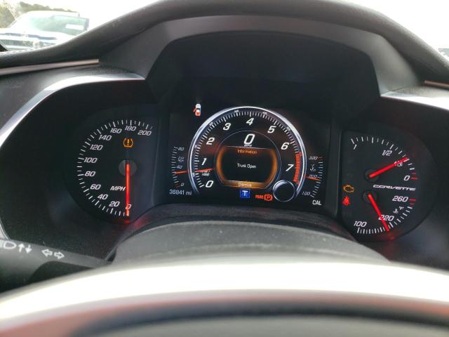 1G1YA2D77K5121657 - 2019 CHEVROLET CORVETTE STINGRAY 1LT BLACK photo 9