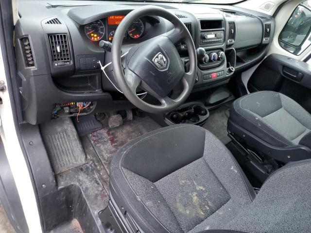 3C6TRVDG5EE105372 - 2014 RAM PROMASTER 2500 HIGH WHITE photo 8