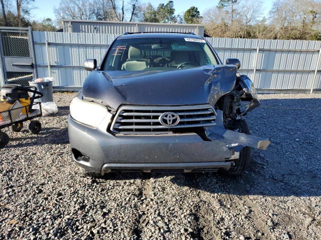 5TDZK3EH1AS002226 - 2010 TOYOTA HIGHLANDER GRAY photo 5