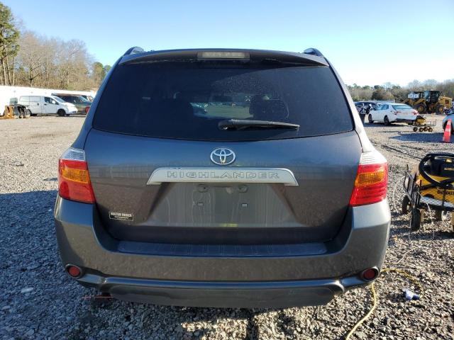 5TDZK3EH1AS002226 - 2010 TOYOTA HIGHLANDER GRAY photo 6