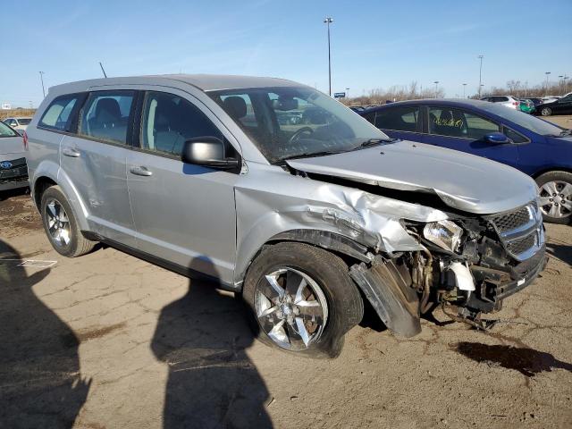 3C4PDCAB6DT715460 - 2013 DODGE JOURNEY SE SILVER photo 4