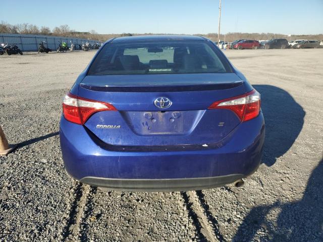 2T1BURHE8FC381810 - 2015 TOYOTA COROLLA L BLUE photo 6