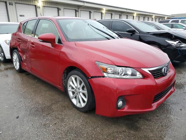 JTHKD5BH7D2153030 - 2013 LEXUS CT 200 RED photo 4