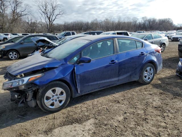 3KPFL4A78HE143432 - 2017 KIA FORTE LX BLUE photo 1