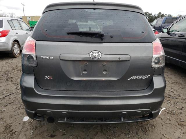 2T1KR32E86C568133 - 2006 TOYOTA COROLLA MA XR GRAY photo 6