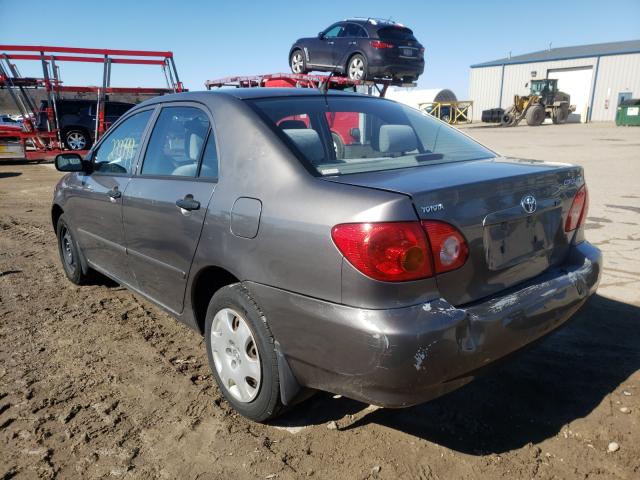 2T1BR32E04C815190 - 2004 TOYOTA COROLLA CE GRAY photo 3