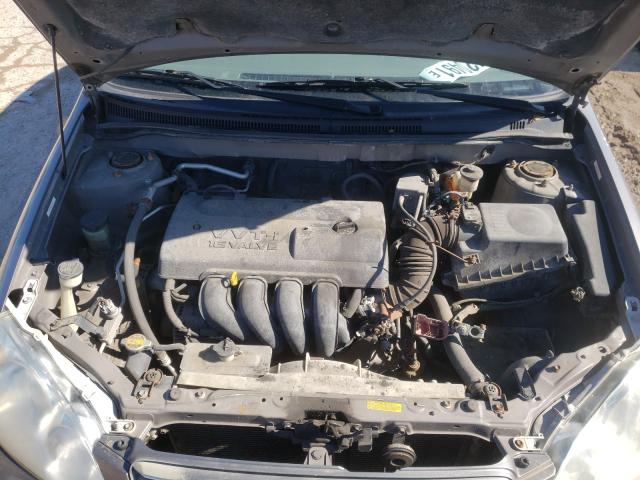 2T1BR32E04C815190 - 2004 TOYOTA COROLLA CE GRAY photo 7